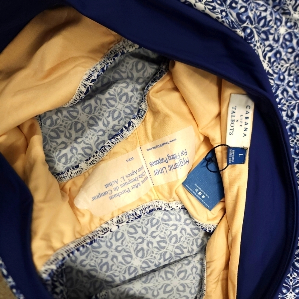 Cabana Life x Talbots Mosaic Swim Skirt Nwt Sz L - Picture 5 of 7
